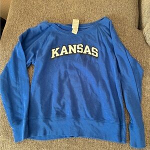 Kansas off the shoulder Sweatshirt